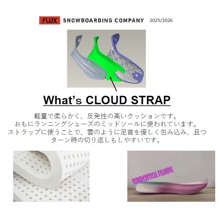 FLUX BINDING CX ( OFF WHITE ) フラックス シーエックス ツイスト