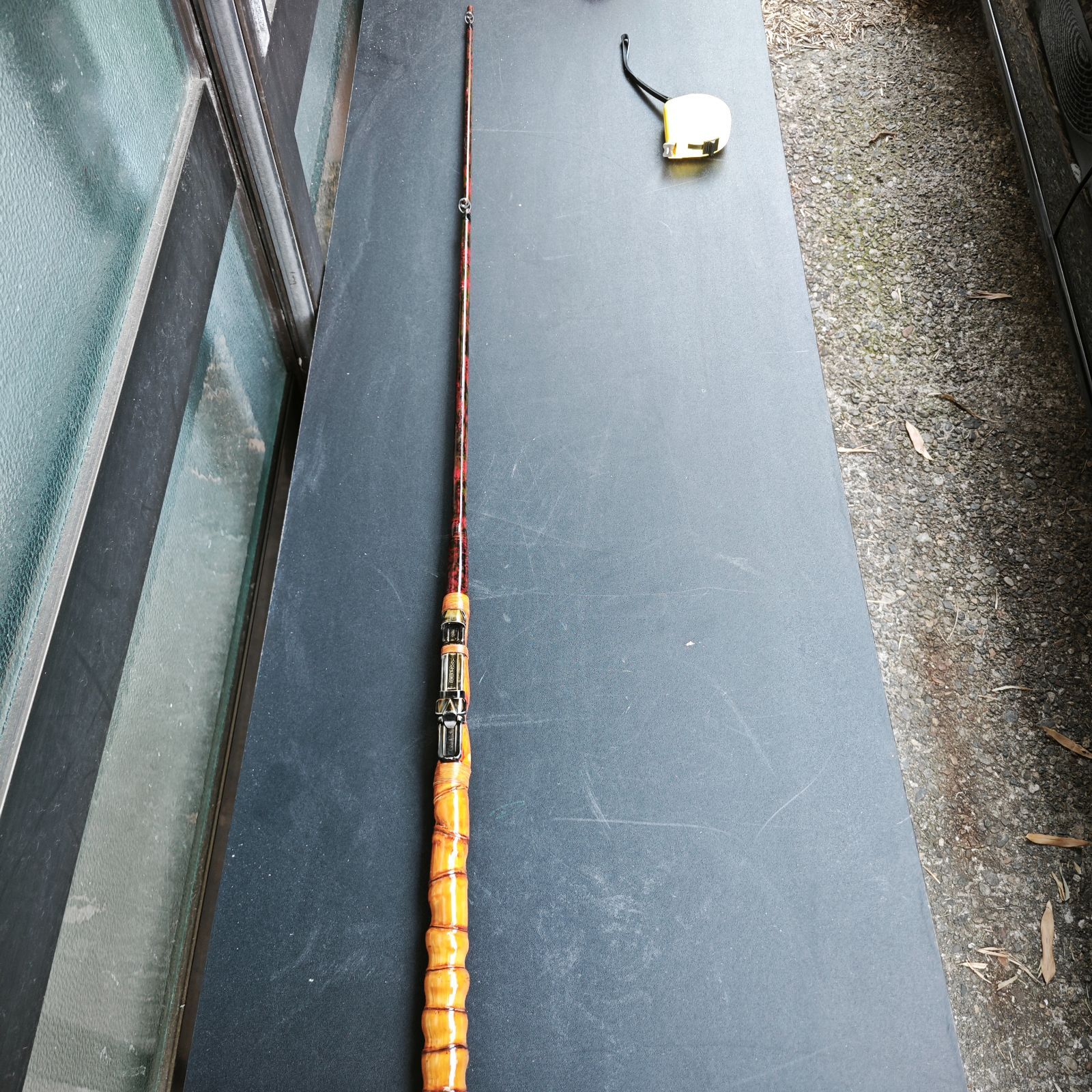 竹製　釣竿　フジ 和竿 布袋竹 筏竿 穴釣り 110cm フジ Fuji FS-6仕様 - メルカリ