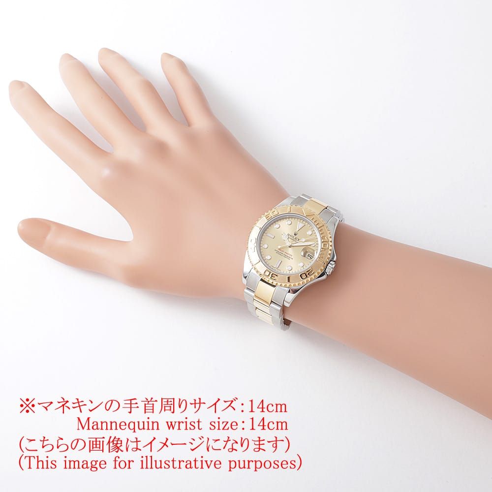 ロレックス ヨットマスター 168623 シャンパン P番 中古 ボーイズ(ユニ