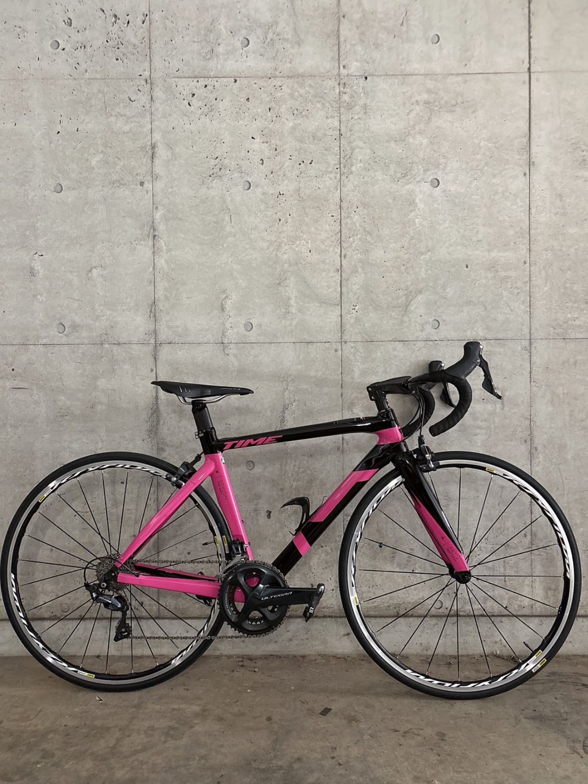 【極美品】 TIME SCYLON XXS ULTEGRA R8000 カーボンロードバイク 走行100km未満 室内保管 ペダル付