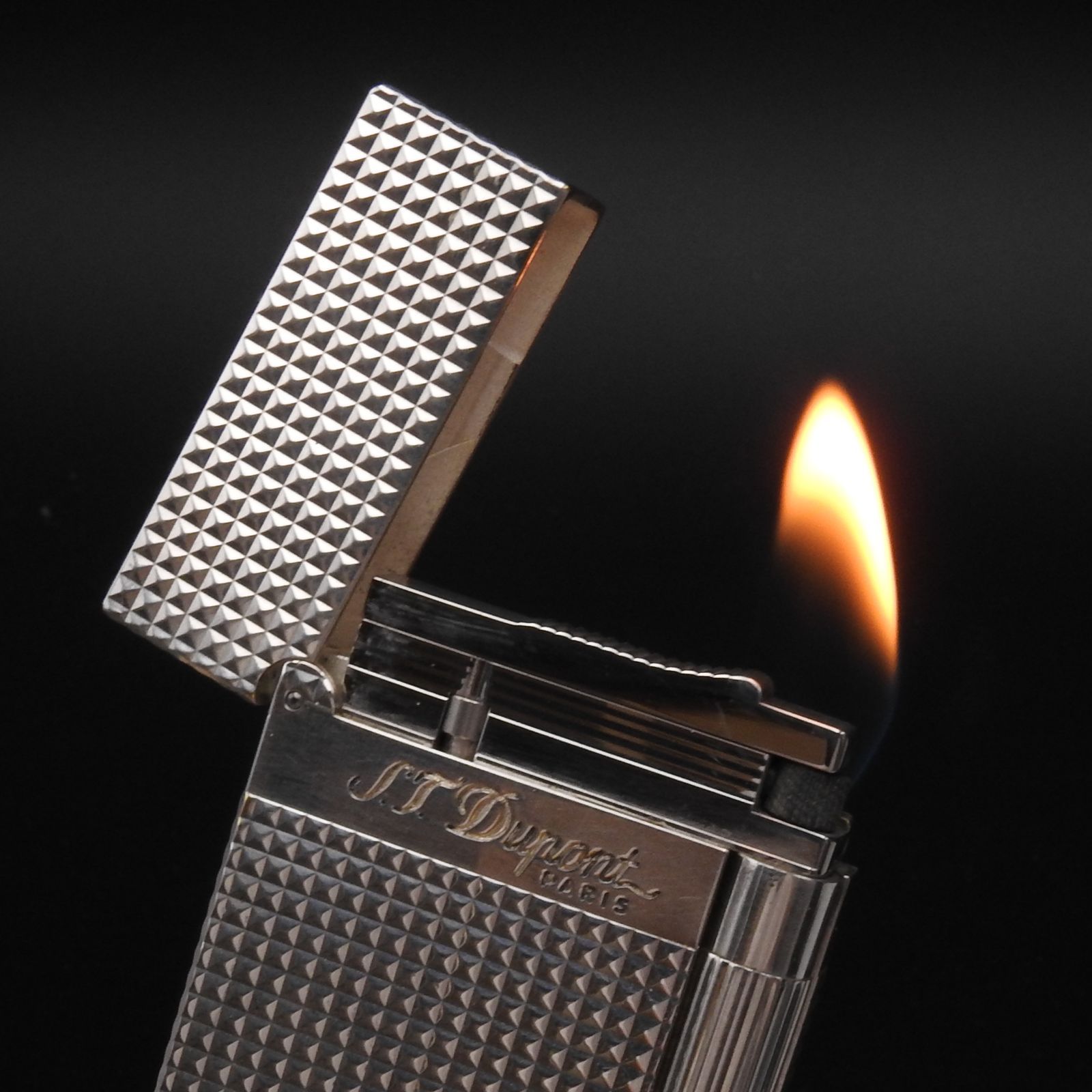 OH済み 【着火確認済み】S.T Dupont エス テー デュポンガスライター 