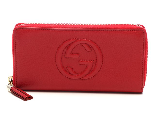 GUCCI グッチ 財布・小物 ソーホー ジップアラウンドウォレット レッド