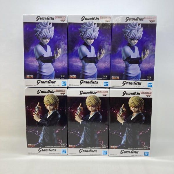 Grandista まとめ売り クラピカ8体 キルア6体 中古】バンダイ Grandista キルア クラピカ 6体セット 未開封品 HUNTER