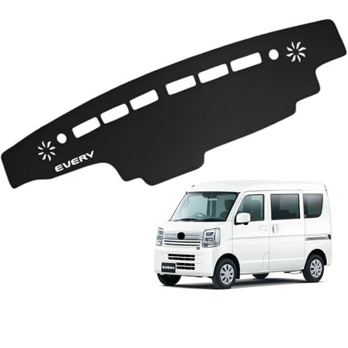 KOKATO 適用スズキ エブリイDA17W DA17V 2015年2月～現行 ダッシュボードマット 車輌専用設計 日焼け対策 劣化予防 映り込み対策 擦れ傷防止 マットポリエステル製 ロゴ付き マット内装カスタム アクセサリー 1