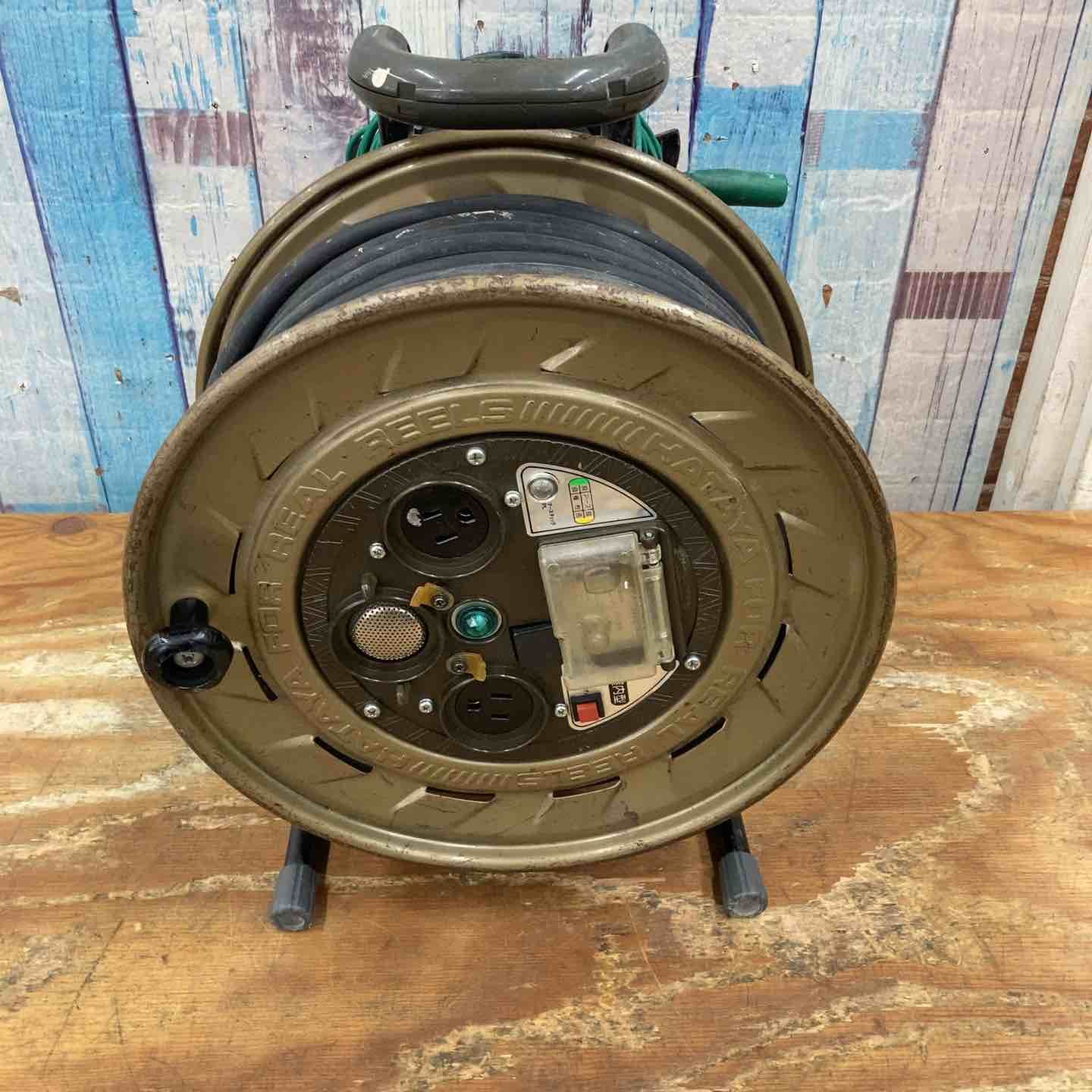 ◇ハタヤ(HATAYA) 金属感知機能付メタルセンサーリール100V型標準型コードリール MSB-301KX 30m【柏店】
