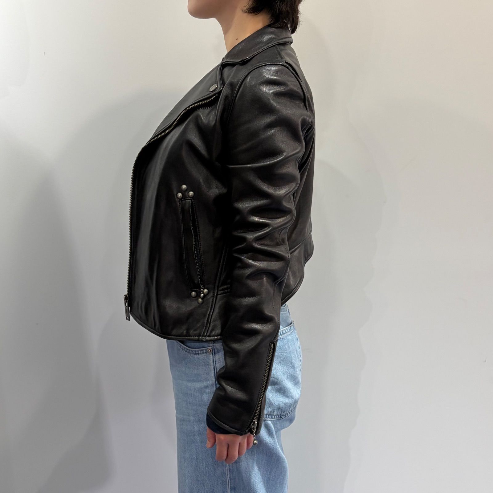 良品】MIHARA YASUHIRO スタッズライダース ミハラヤスヒロ - メルカリ