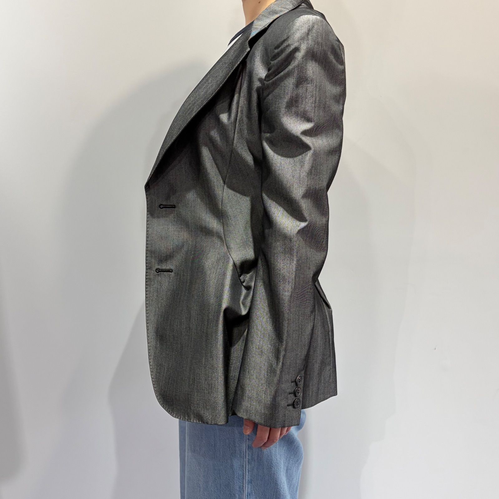 JUNYAWATANABE コムデギャルソン テーラードジャケット XS グレー 美品】JUNYAWATANABE COMME des garcons テーラードジャケット