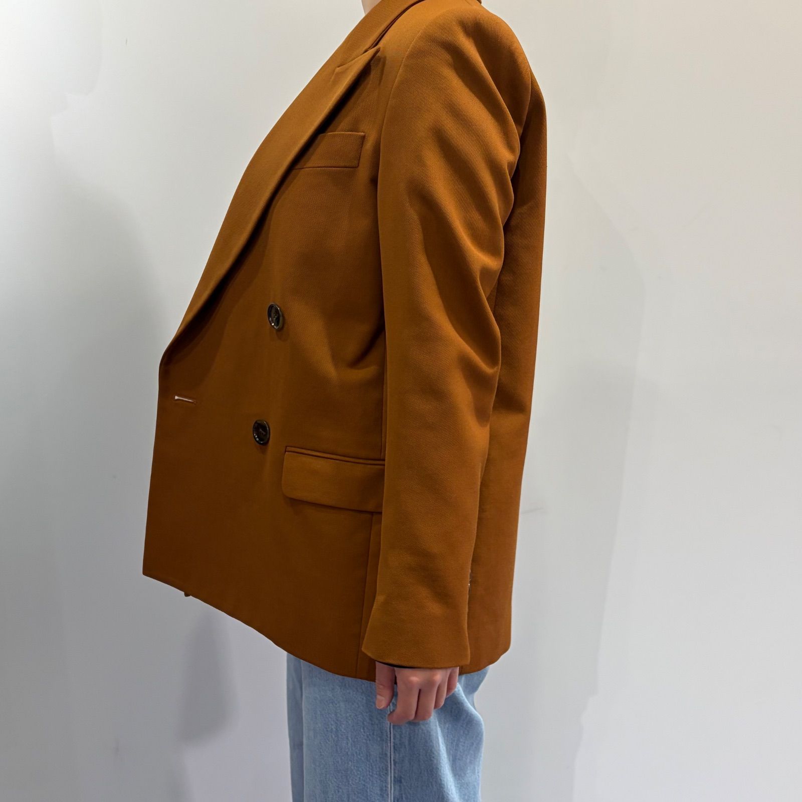 美品】Acne Studios ダブルテーラードジャケット ブラウン アクネ 