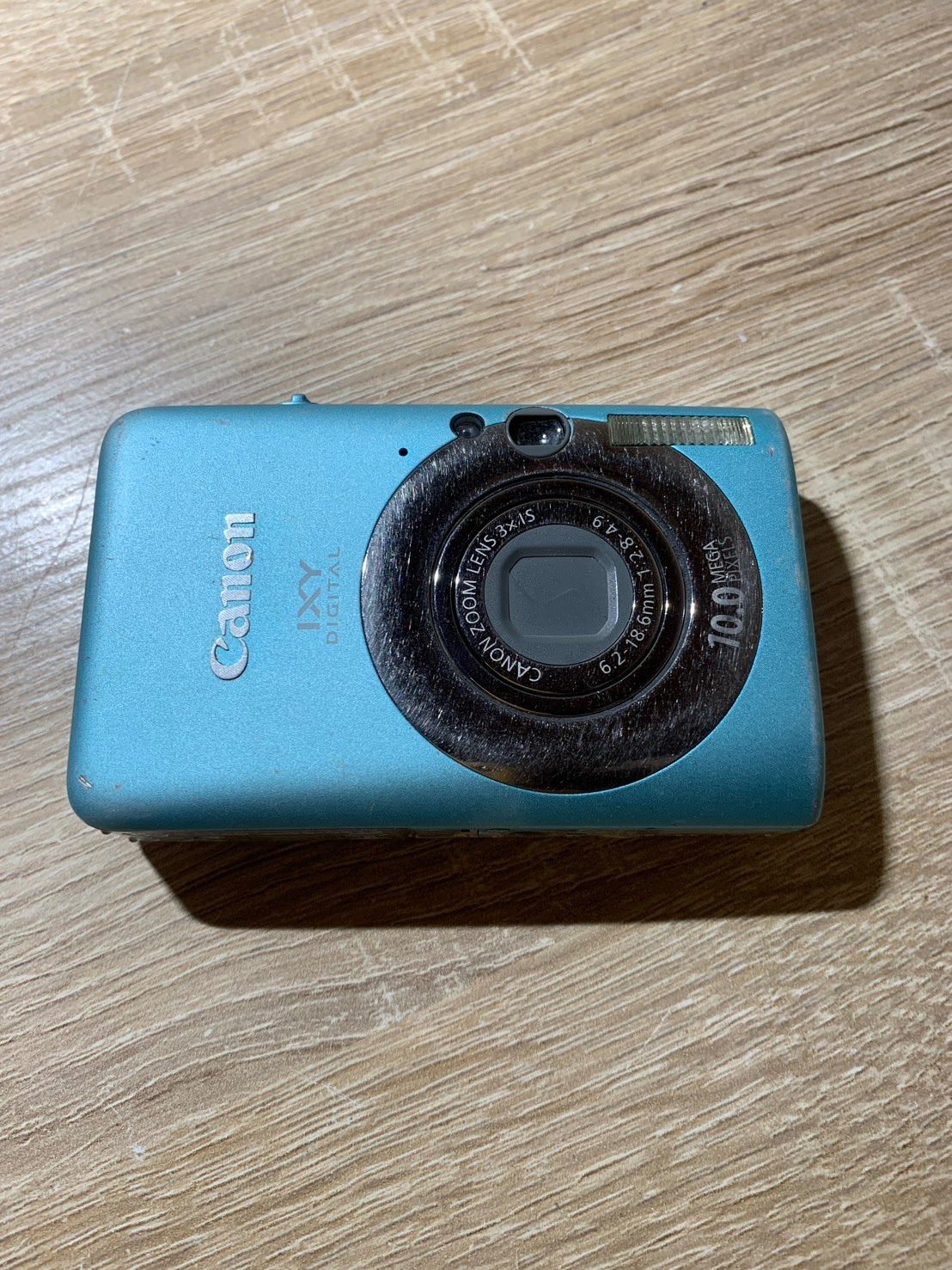 0727 Canon IXY DIGITAL 110 IS スカイブルー デジカメ 動作確認済み 【ネ】