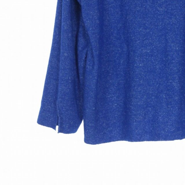 アマチ amachi. 21AW 飛び石ニット セーター 長袖 6 ブルー 青 009G
