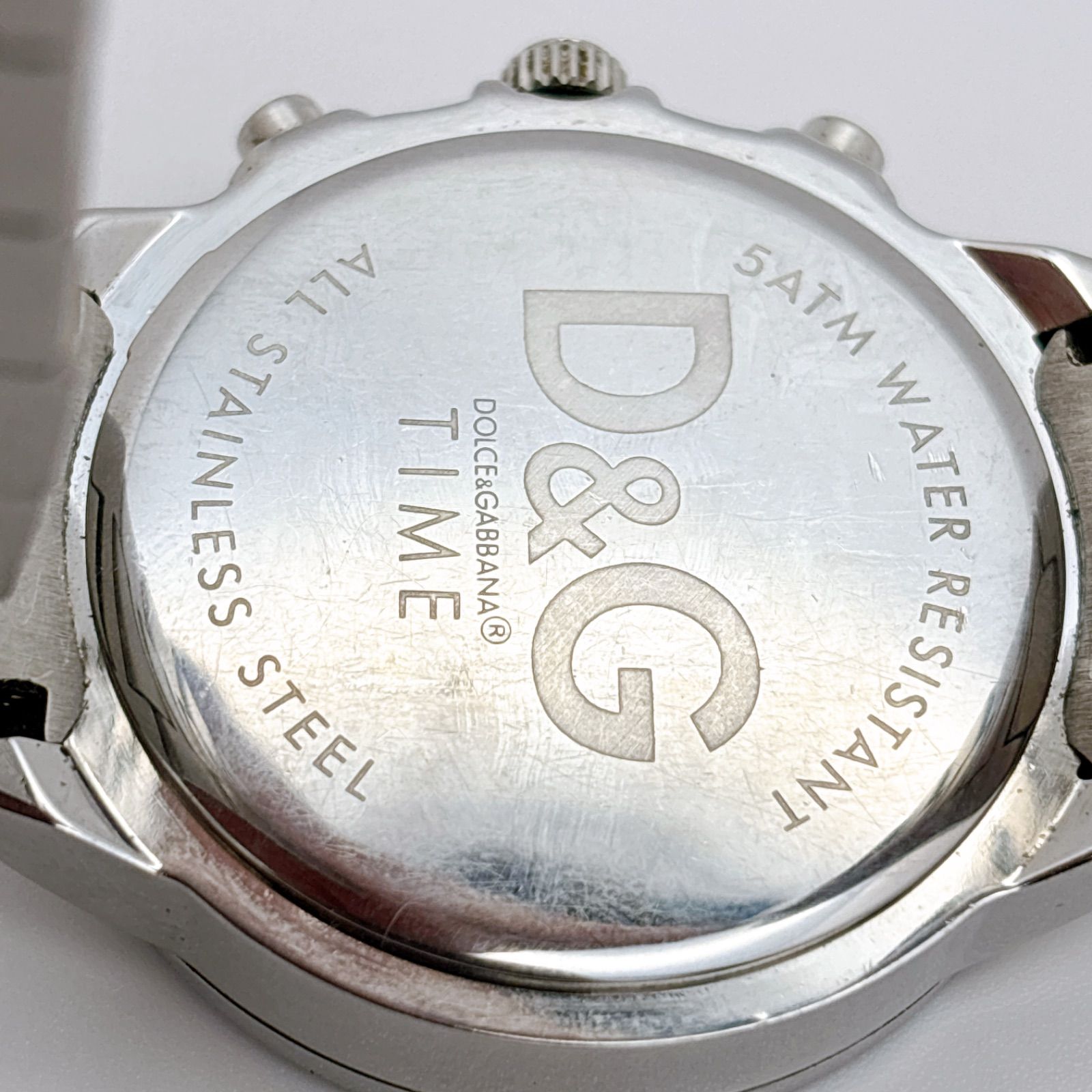 D&G ドルガバ ナバジョ クロノグラフ メンズ腕時計 新品電池交換済 282