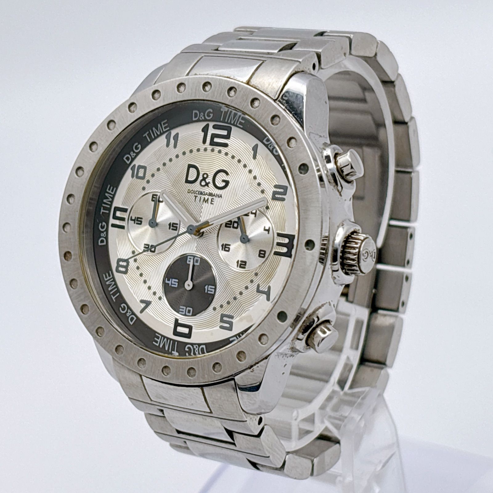D&G ドルガバ ナバジョ クロノグラフ メンズ腕時計 新品電池交換済 282