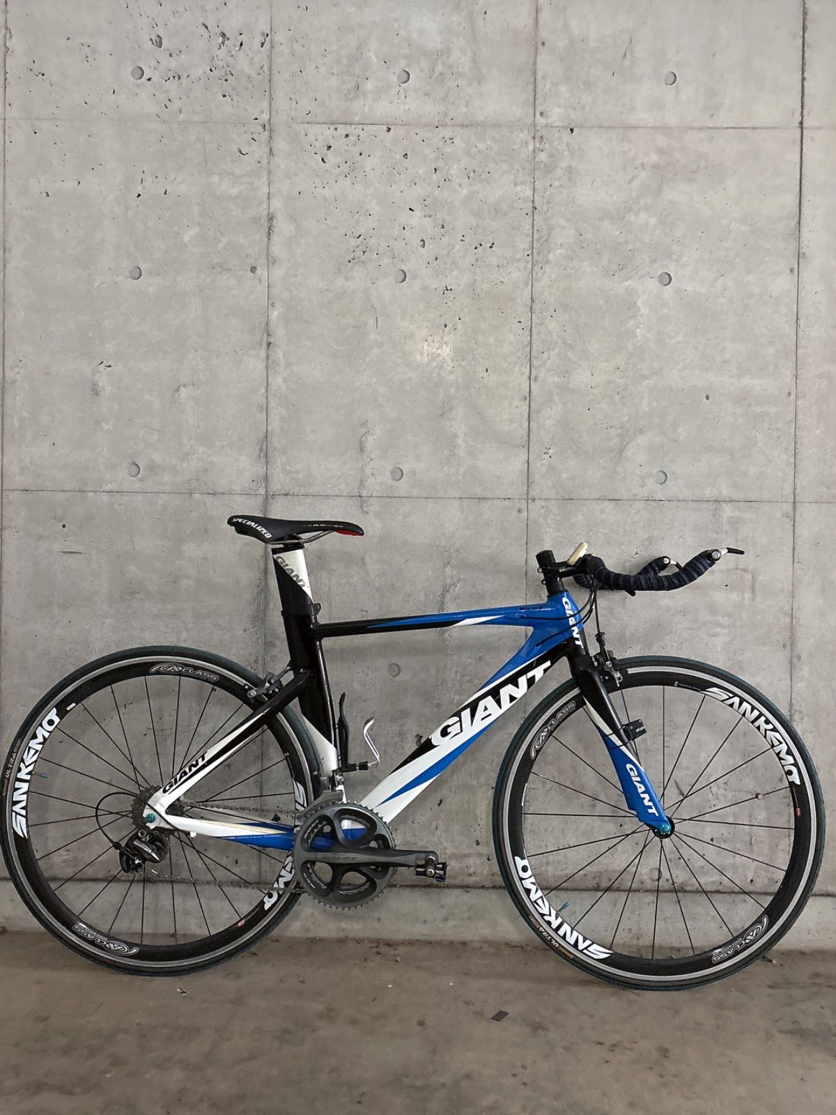超豪華フルカスタム GIANT FCR1 フルDURA-ACE カーボンホイール プルホーン仕様