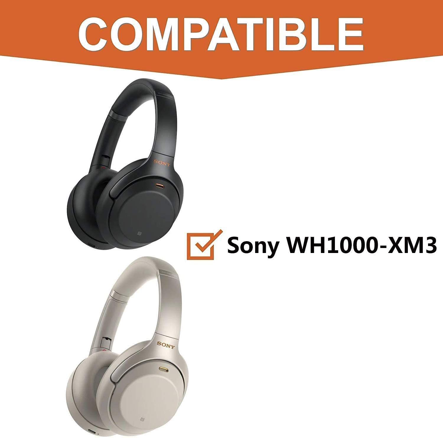 WH-1000XM3 イヤーパッド/パッド セット/イヤークッション/パッドSony