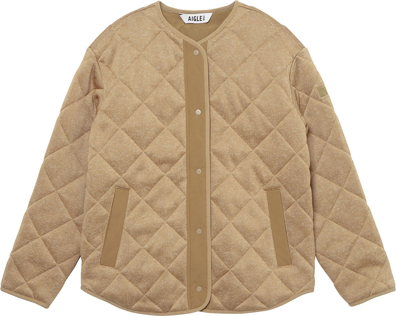 エーグル AIGLE キルティングカーディガンフリース ZSFBK14 003 OSIER