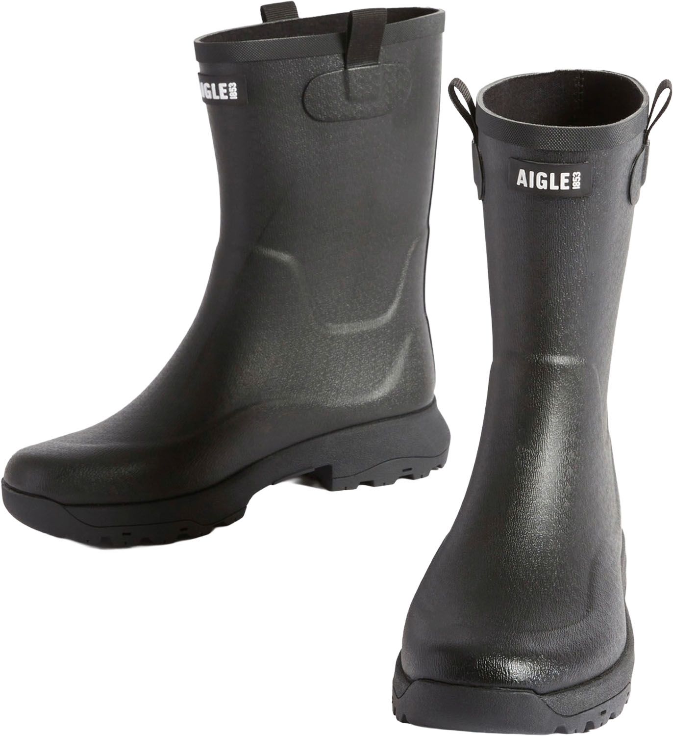 新作，定番】 エーグル AIGLE アリア ラバーブーツ ZZFS061 006 BLACKA