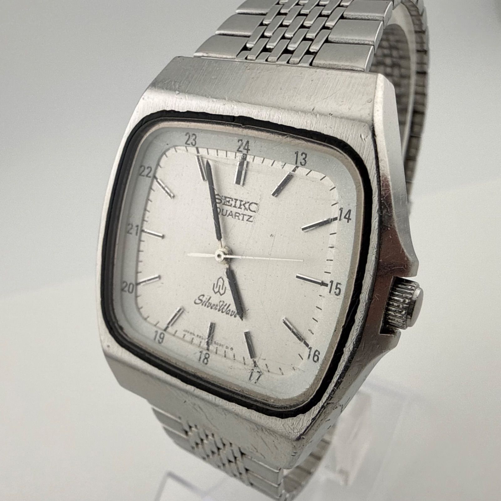 SEIKO セイコーSILVERWAVE 8221-5020スクエア SEIKO セイコー スクエア SilverWave シルバーウェーブ 8221-5020