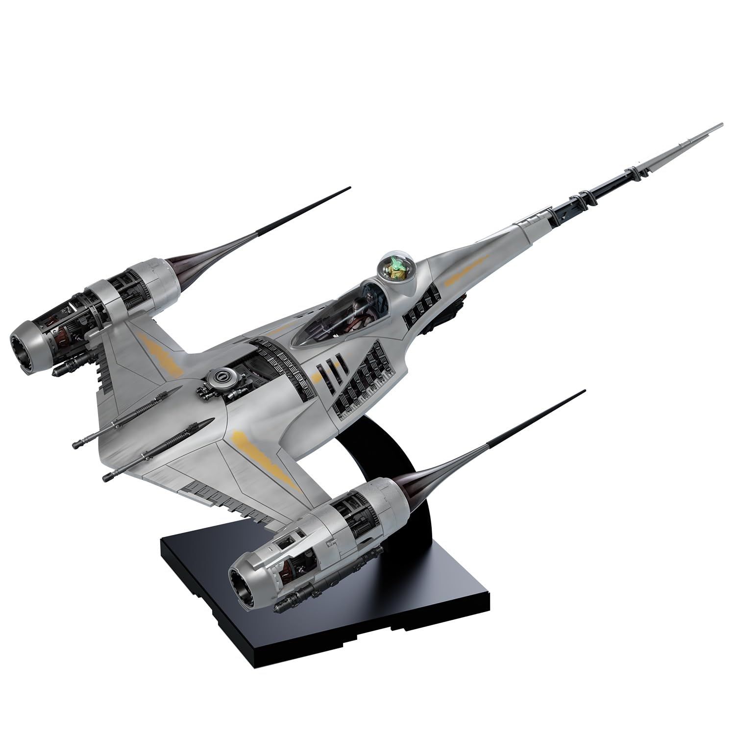 BANDAI SPIRITS(バンダイ スピリッツ) STAR WARS スター・ウォーズ マンダロリアン N-1スターファイター 1/48スケール 色分け済みプラモデル