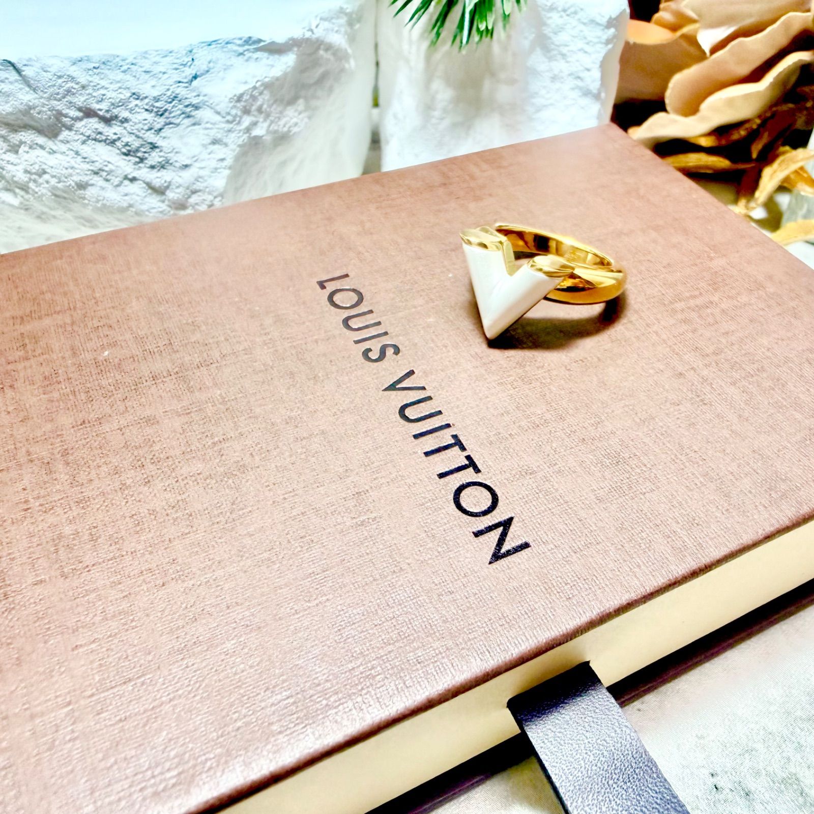 LOUIS VUITTON ルイヴィトン バーグ エセンシャルV ゴールド 指輪