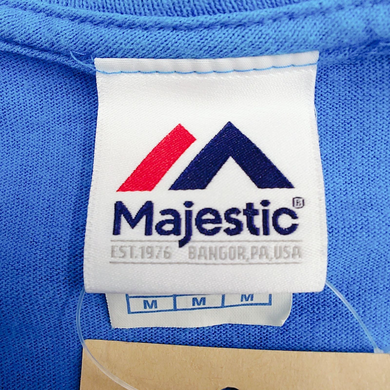 Majestic MLB Miami Marlins CRUZ 27 Tシャツ M ブルー マイアミ