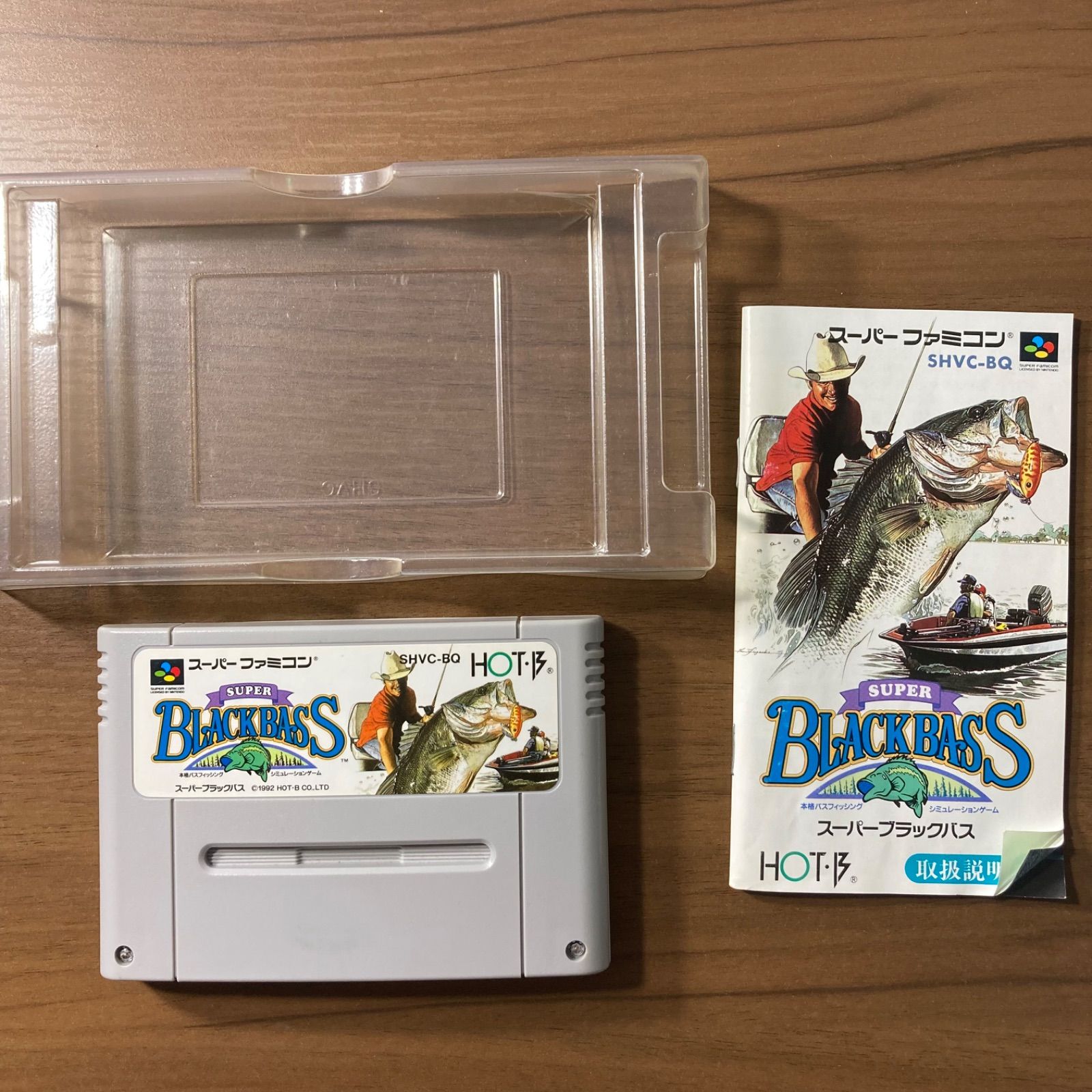 スーパーブラックバス スーパーファミコン ソフト 箱付き 説明書付き 3