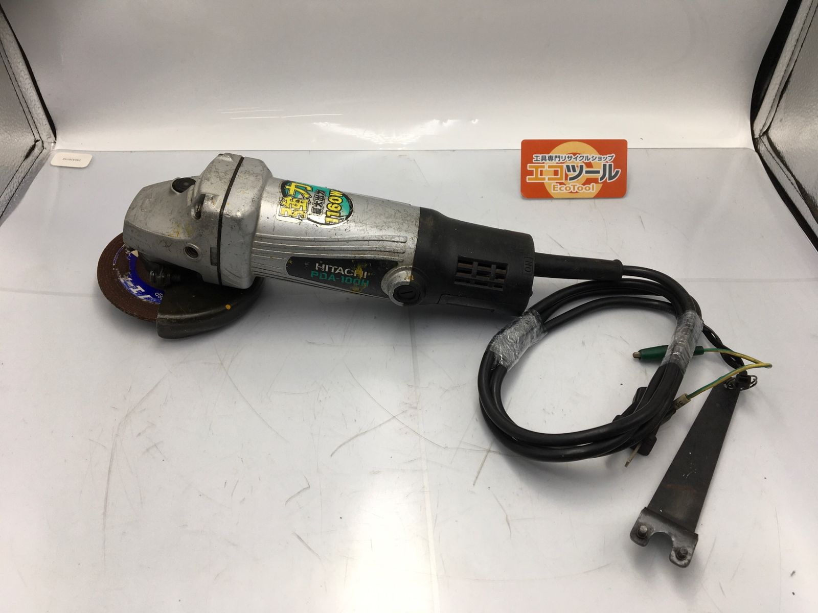 【中古品】Hitachi/日立工機 PDA-100H ☆ 100mm電気ディスクグラインダ [IT_CD94C][知立][M04]