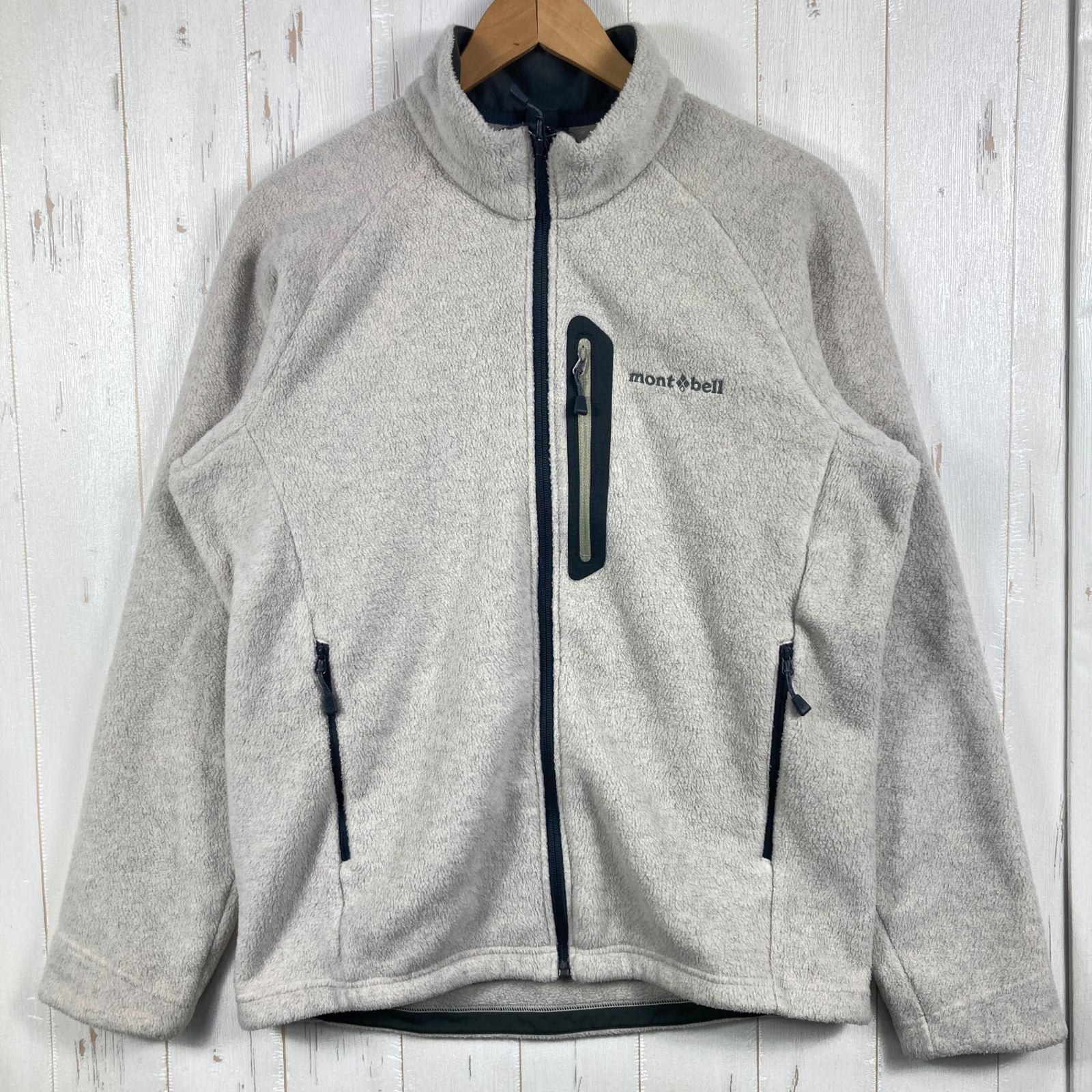 ?️Men's L アイボリー系 Montbell ( モンベル ) クリマプラス 200 ジャケット Climaplus 200 Jacket ポリエステル ウェア トップス アウター ジャケット フリース z00058202 フリース ア