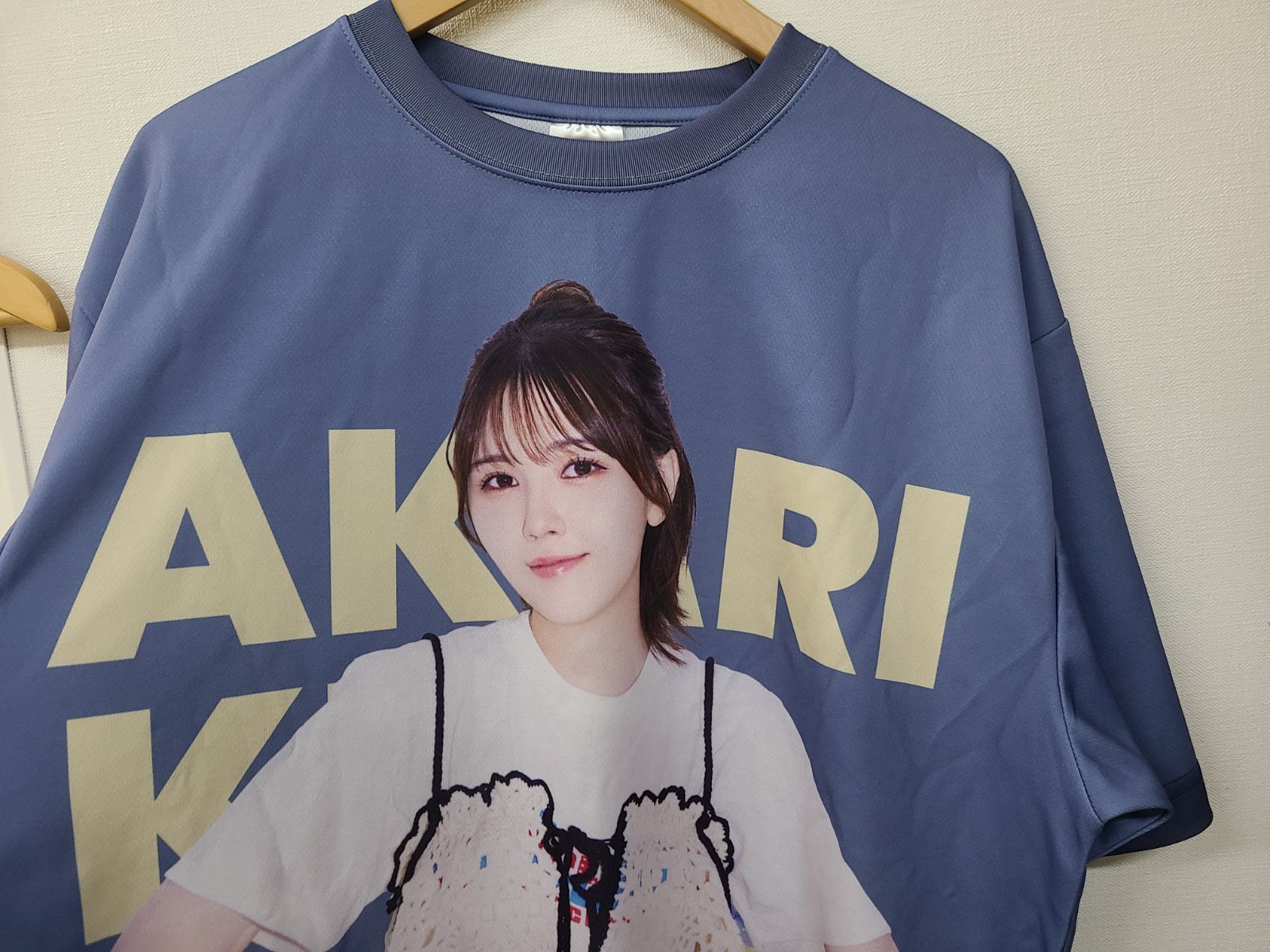 鬼頭明里　直筆サイン入りTシャツ 鬼頭明里 5th Anniversary LIVE All Light! 横浜公演通し券特典