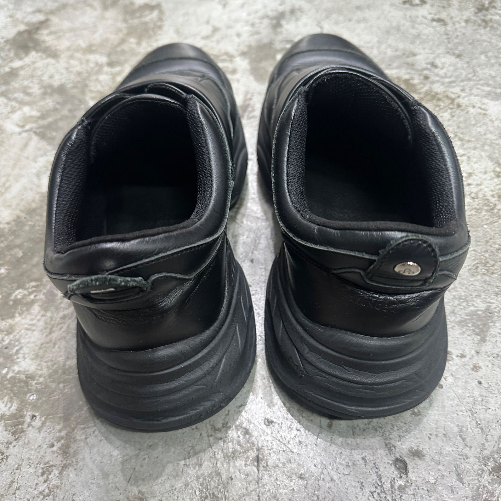 参考上代57200円 OAO × HARUNOBUMURATA AMBER レザー スニーカー