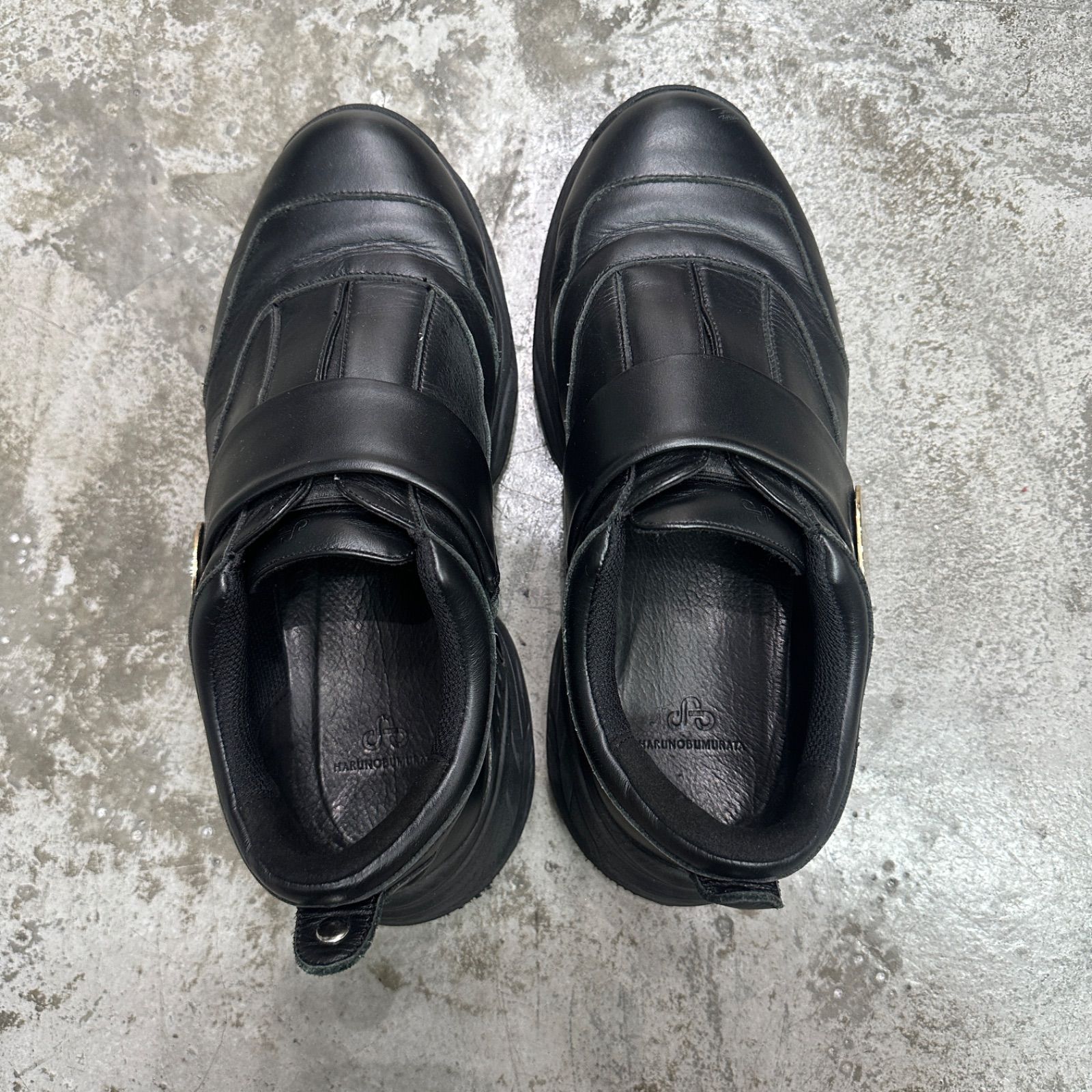 参考上代57200円 OAO × HARUNOBUMURATA AMBER レザー スニーカー