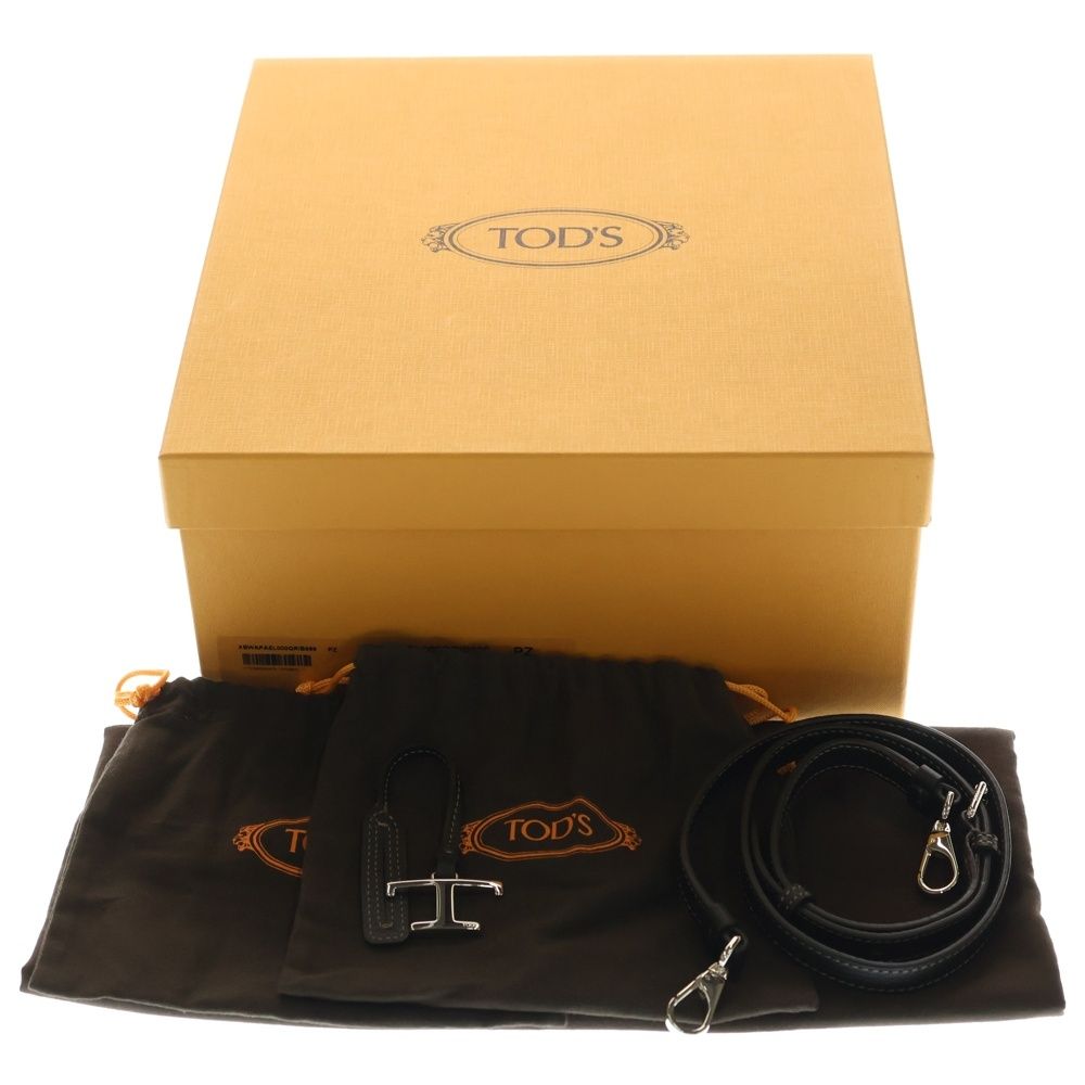 TOD'S (トッズ) Tタイムレス ミニ 2WAY レザーハンドバッグ ショルダー