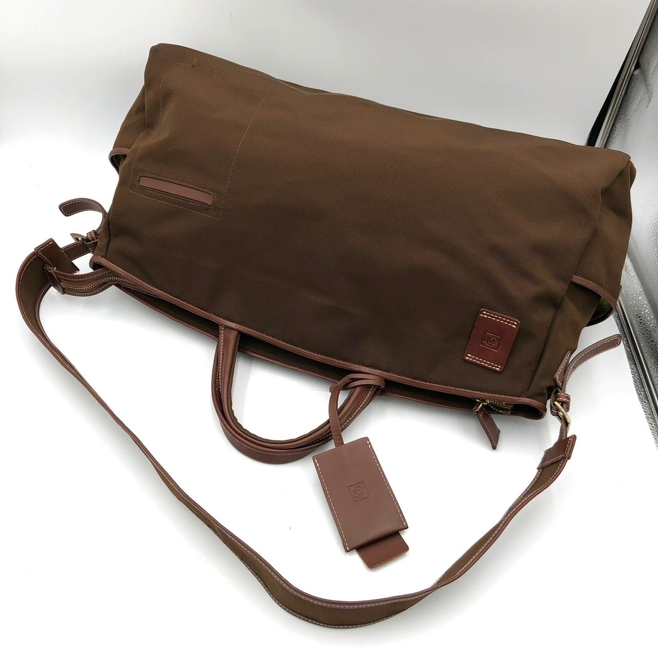 ZOY ゾーイ ボストンバッグ 2way ショルダーバッグ ブラウン ゴルフ