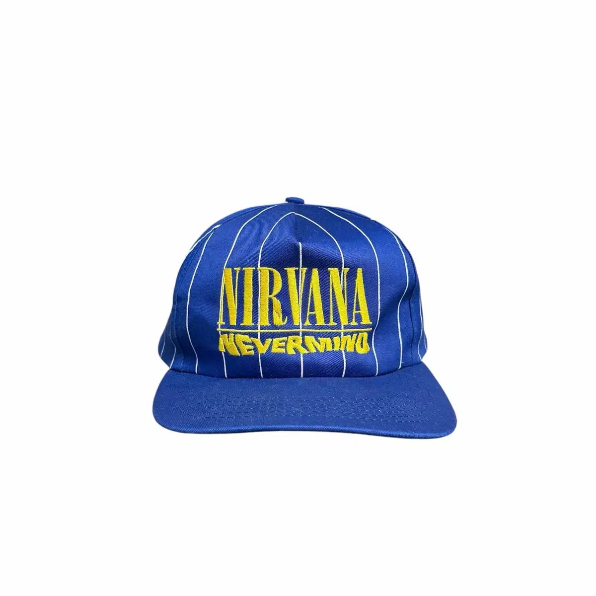 NIRVANA ニルヴァーナ NEVERMIND スナップバックキャップ 90s ヴィンテージ 90s NIRVANA(ニルヴァーナ) Nevermind ストライプ 帽子