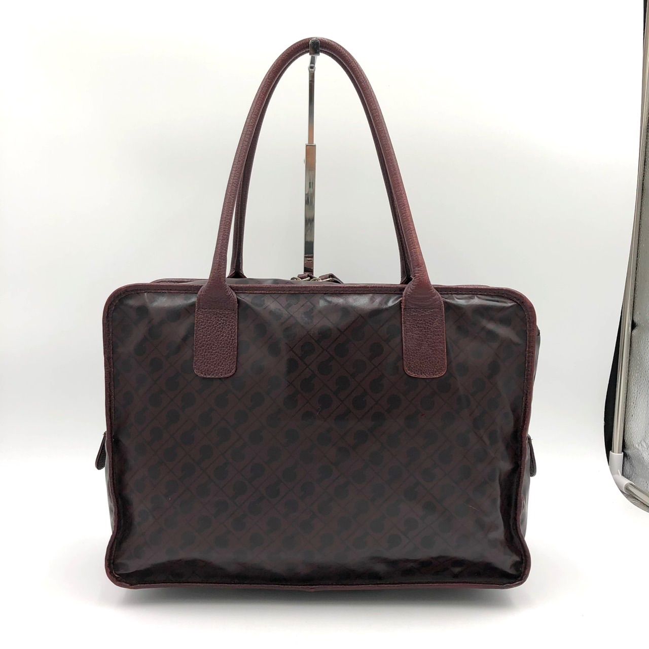 ゲラルディーニ GHERARDINI ハンドバッグ トートバッグ 総柄 ブラウン 