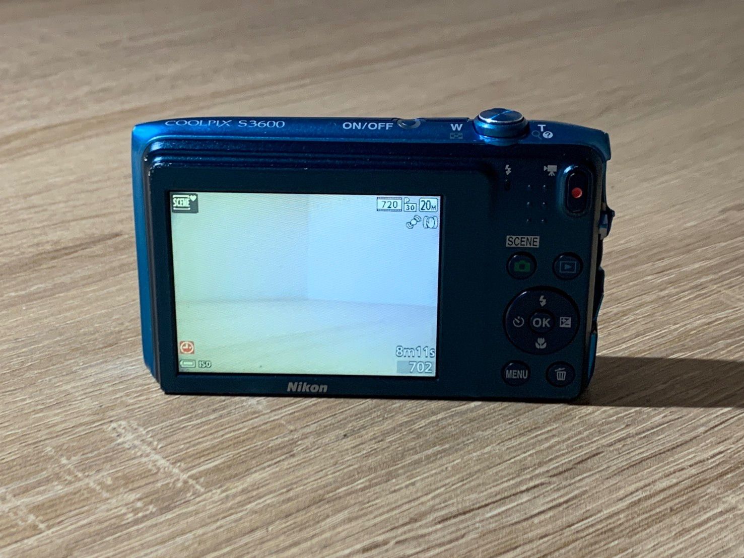 0756 Nikon COOLPIX S3600 ブルー デジカメ 【コ】 - メルカリ