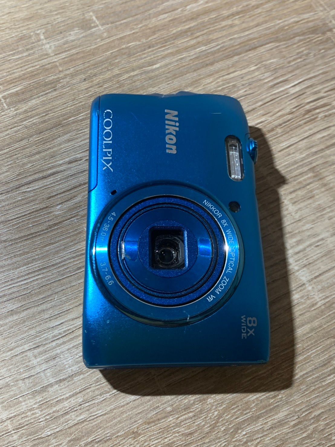 0756 Nikon COOLPIX S3600 ブルー デジカメ 【コ】 - メルカリ