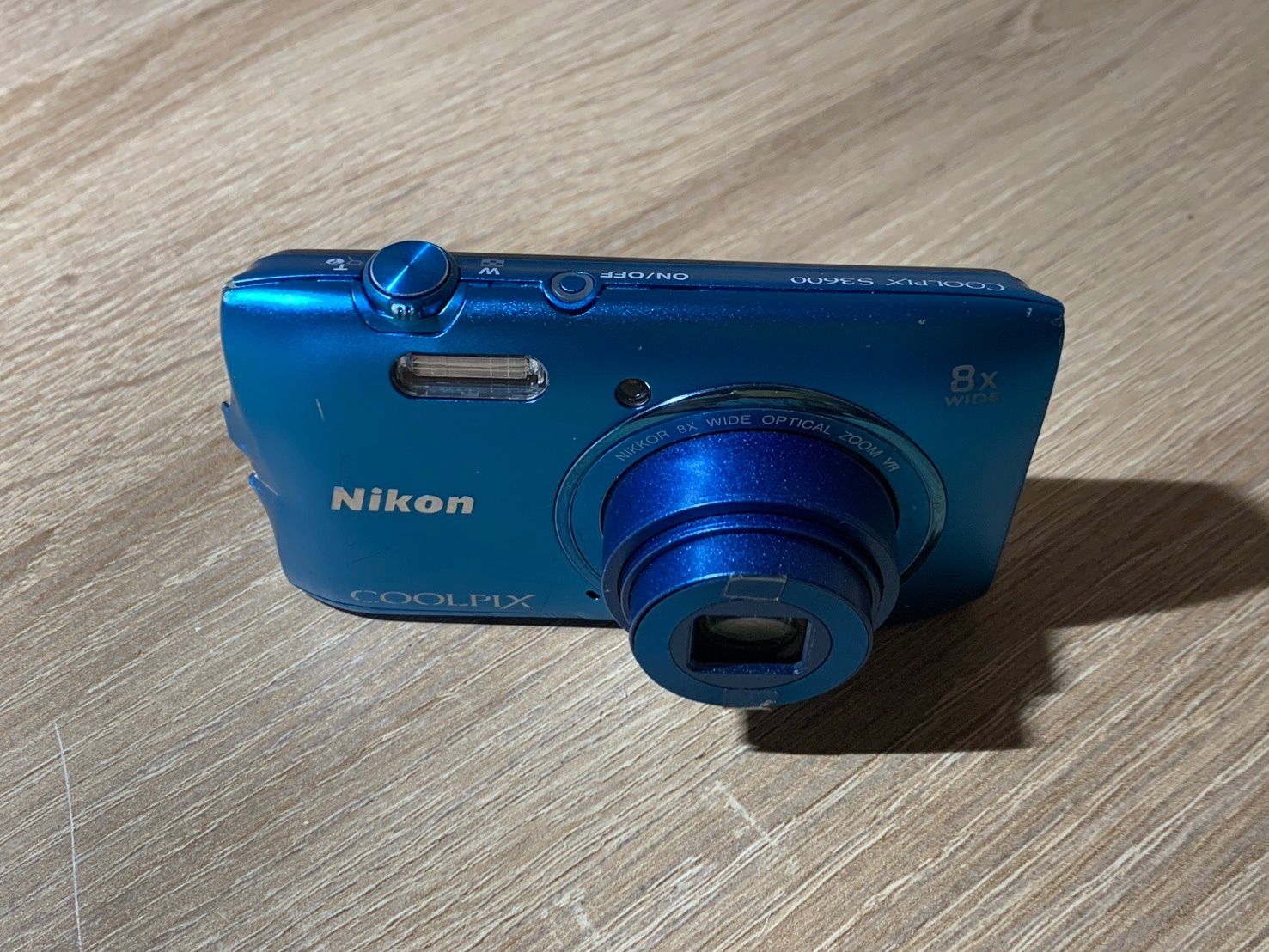 0756 Nikon COOLPIX S3600 ブルー デジカメ 【コ】 - メルカリ