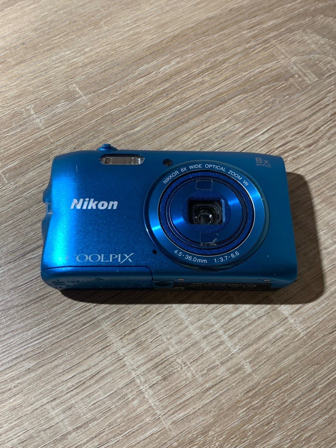 0756 Nikon COOLPIX S3600 ブルー デジカメ 【コ】 - メルカリ