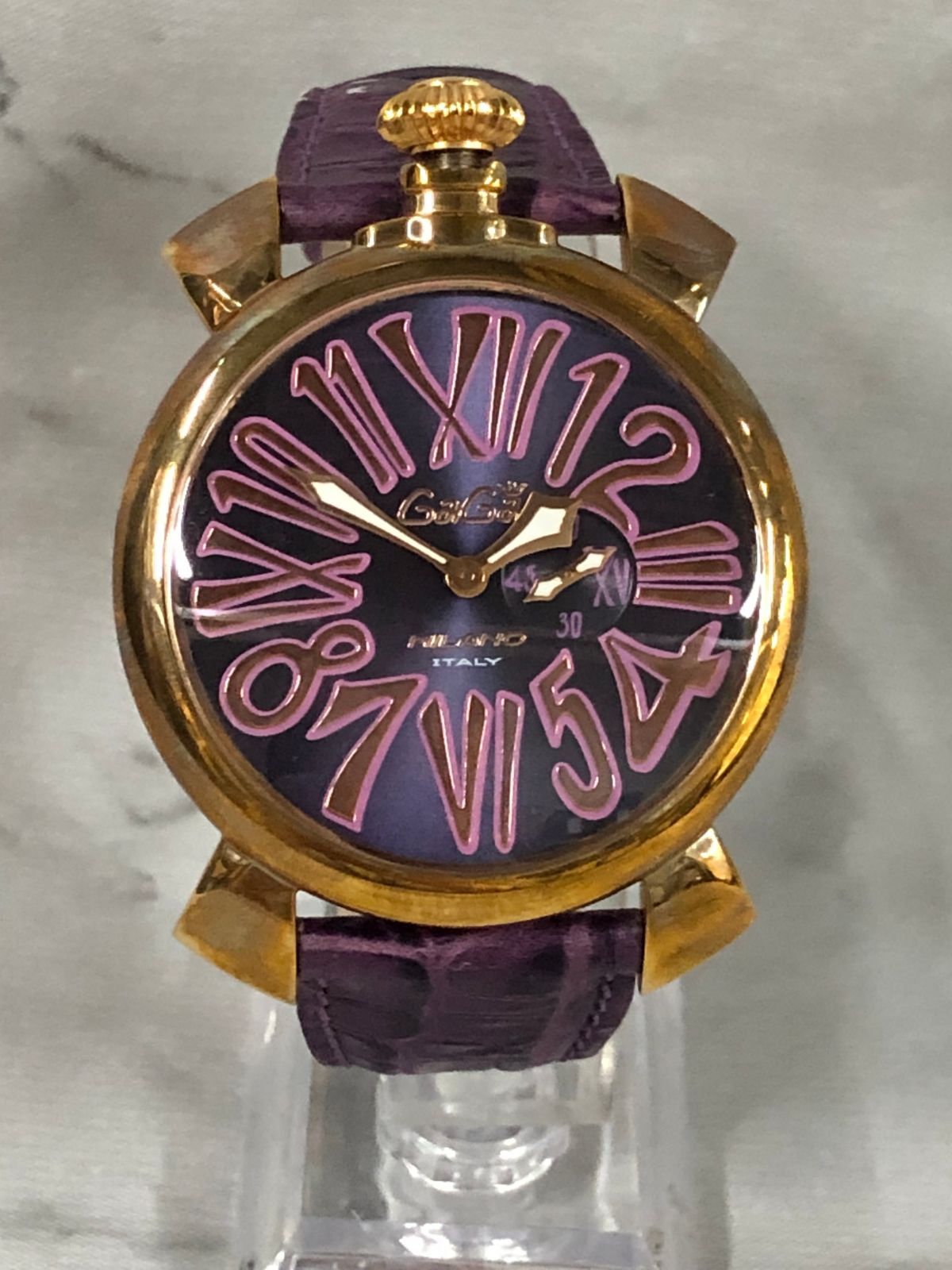 GaGaMILANO ガガミラノ MANUALE 46 マヌアーレ 腕時計 クォーツ 5085.03
