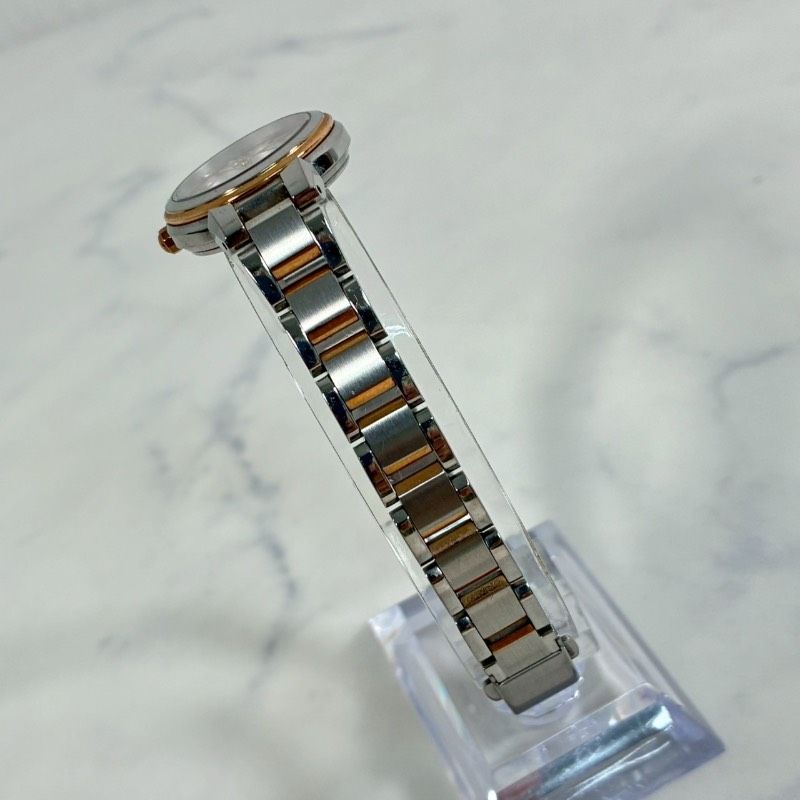 動作品】シチズン CITIZEN クロスシー ピンク文字盤 腕時計 516K