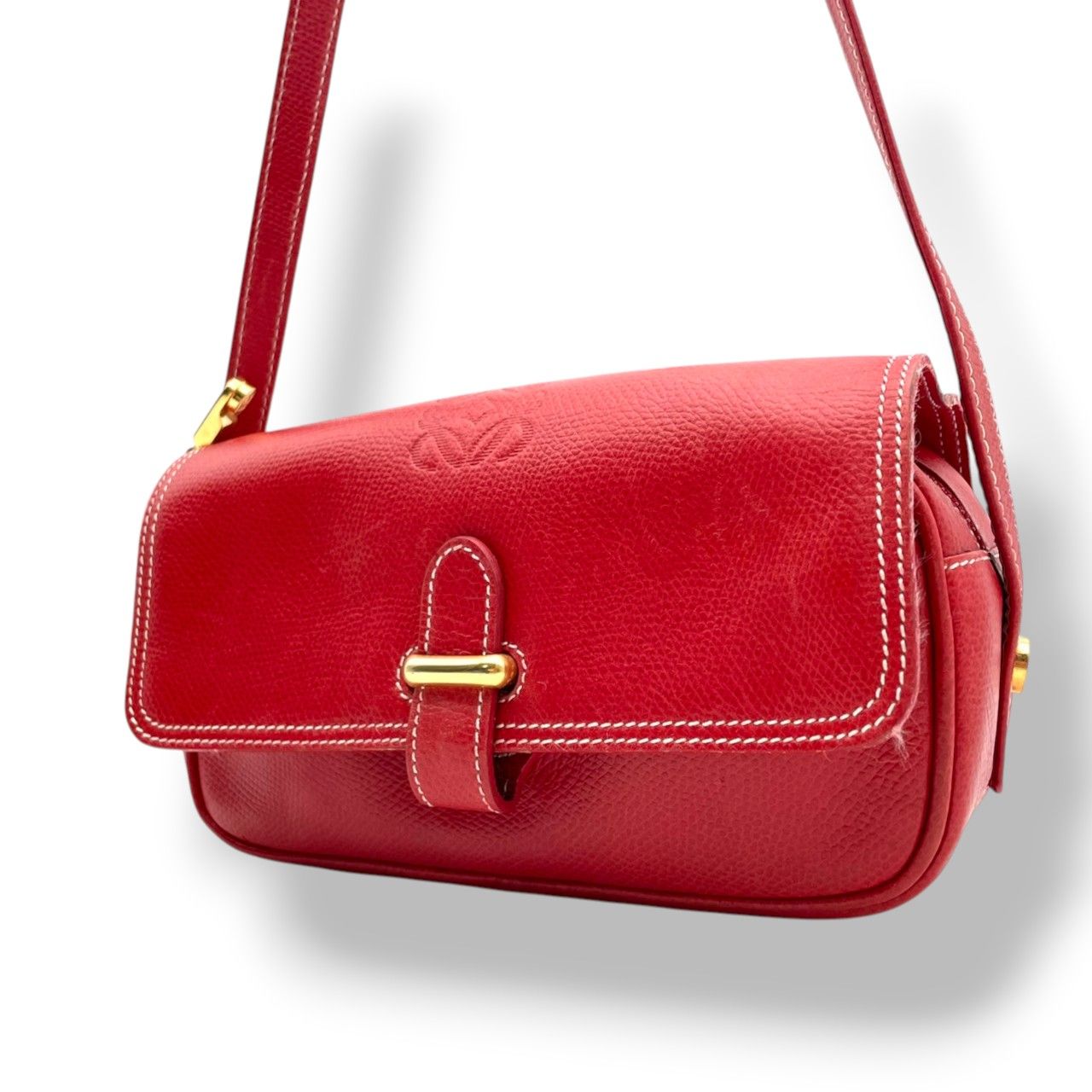 LOEWE ロエベ アナグラムレザーショルダービンテージ鑑定済み