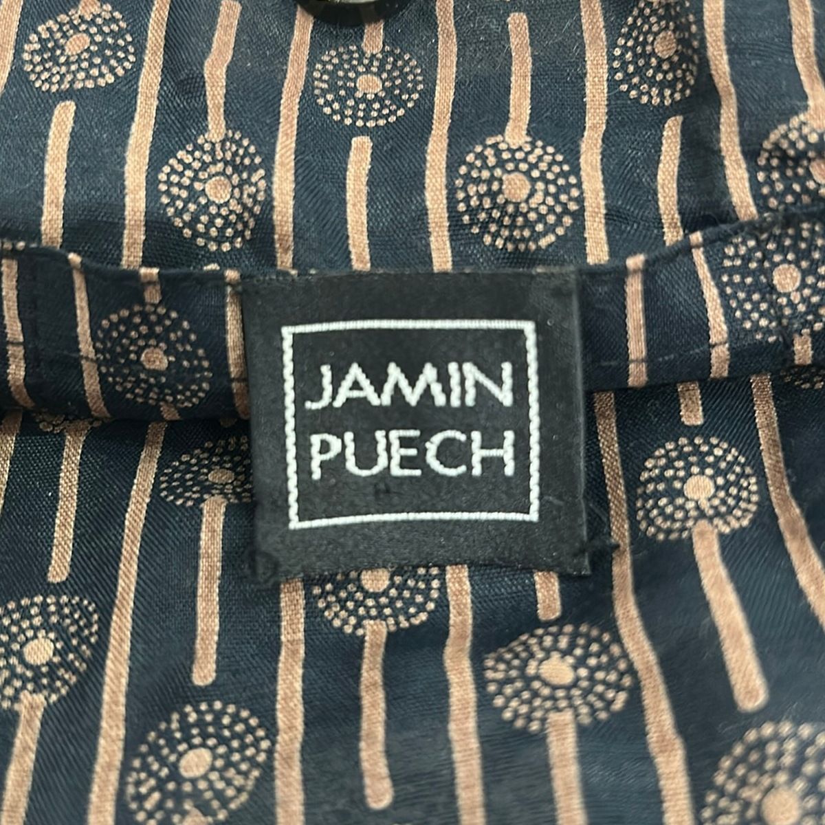 JAMIN PUECH(ジャマンピエッシェ) トートバッグ - ピンクベージュ