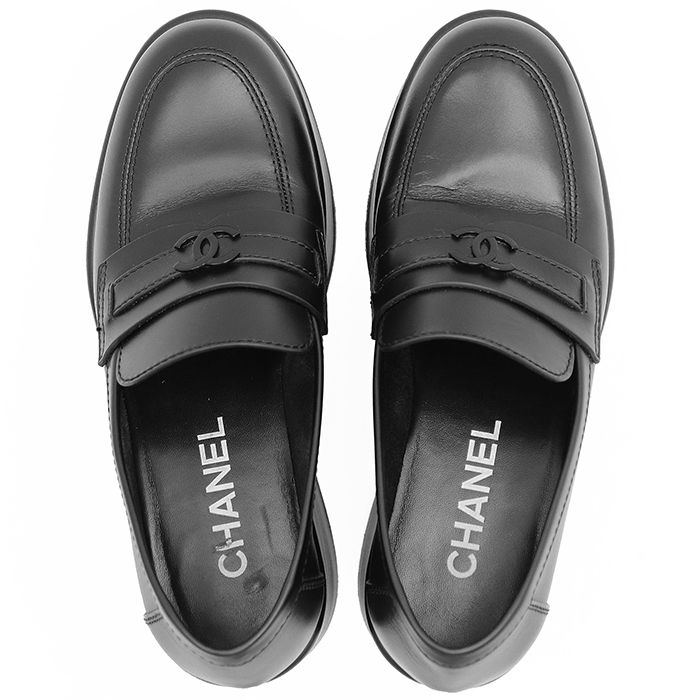 極美品】CHANEL シャネル プラットフォームローファー サイズ 37