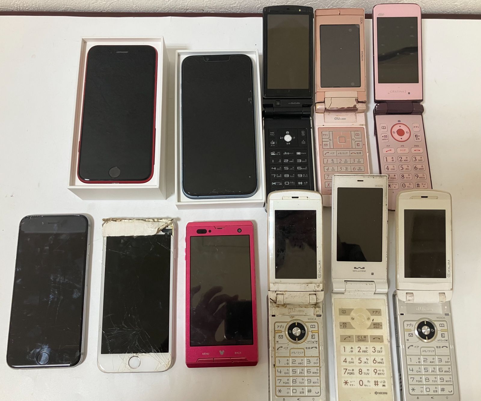 ジャンクガラケー18台セット docomo ドコモ ガラケー ジャンク品まとめ売り