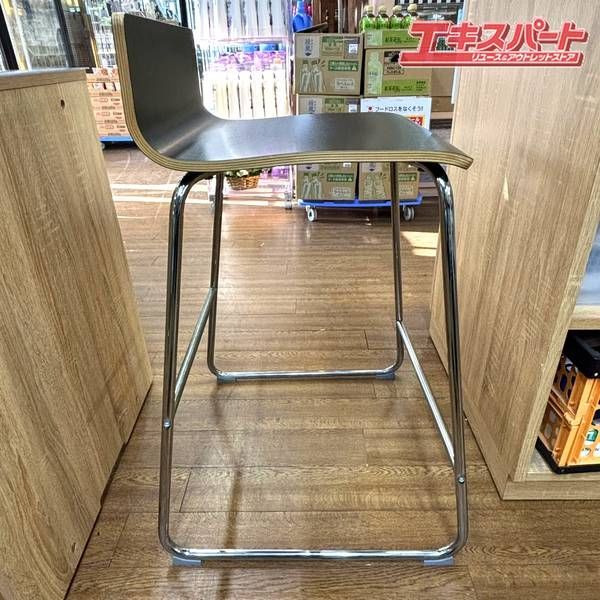 カウンターチェアikea IKEA イケア バースツール ブラック 黒 63cm