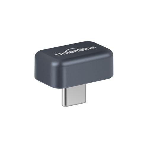 UnionSine SSD 外付け 128GB USB 3.2 Type-C ソリッドステート フラッシュドライブ 最大転送速度450MB/秒 iPhone 15/16/17シリーズ/Android/ノートパソコン/タブレット/テレビ録画/カーオーディオ用超小