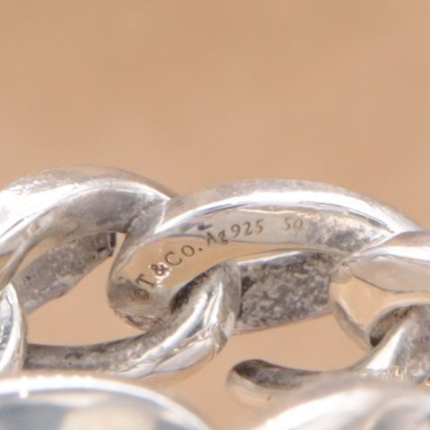 ティファニー フォージリング TIFFANY Forge Ring リンク 鍛造 いぶし