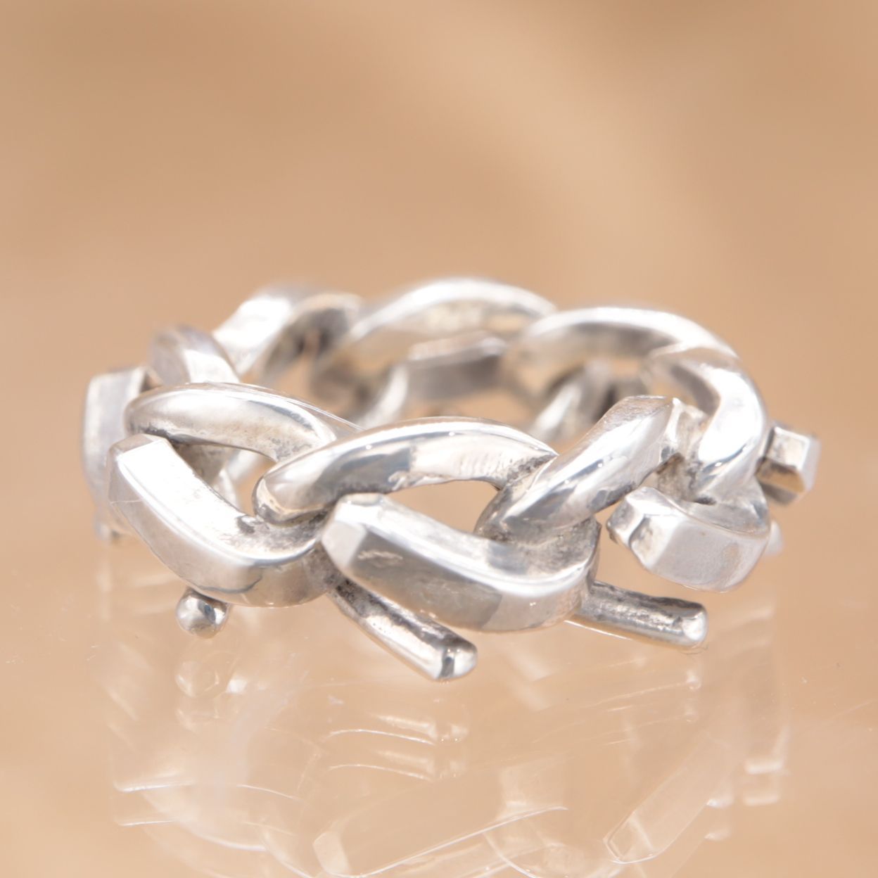 ティファニー フォージリング TIFFANY Forge Ring リンク 鍛造 いぶし