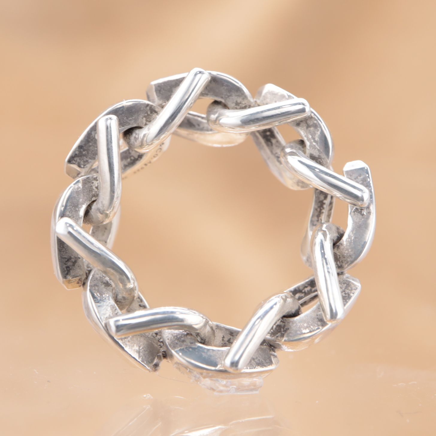 ティファニー フォージリング TIFFANY Forge Ring リンク 鍛造 いぶし
