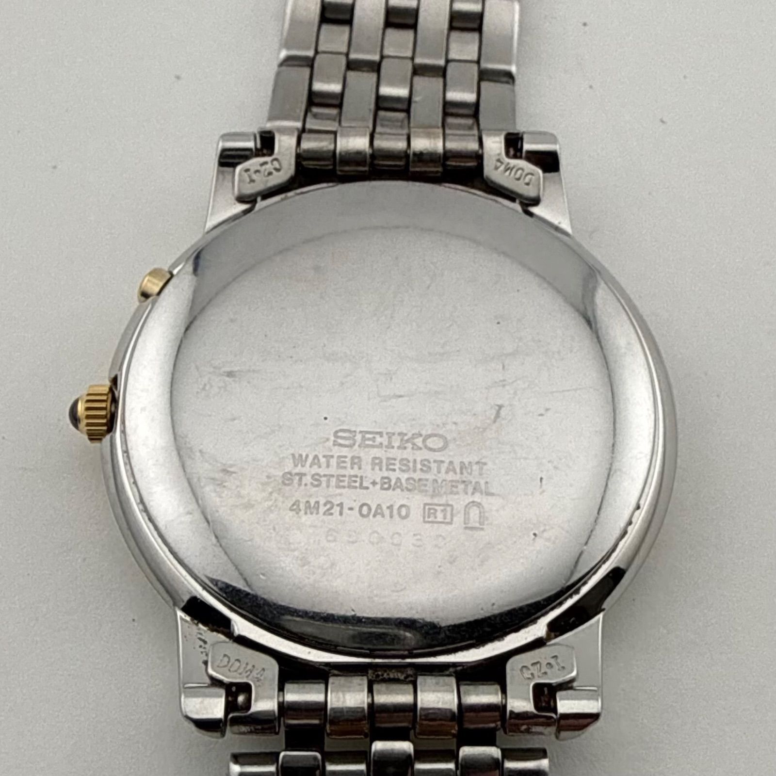 SEIKO 4M21-0A10 セイコー AGS DOLCE ドルチェ メンズ 腕時計 ジャンク SEIKO 4M21-0A10 セイコー AGS DOLCE ドルチェ メンズ 腕時計 ジャンク